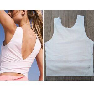 NEW! FP Movement | So Simple Cross Back Tank In White